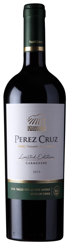 Perez Cruz Limited Edition Carmenere 2015 Front Bottle Shot