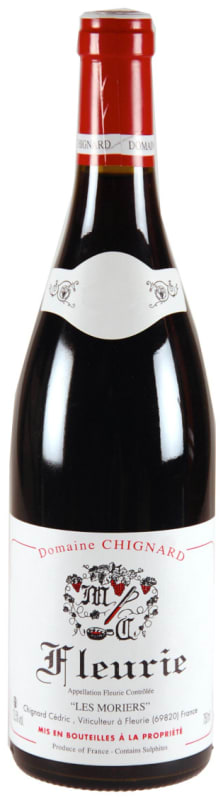 Domaine Michel Chignard Fleurie Les Moriers 2017 Front Bottle Shot