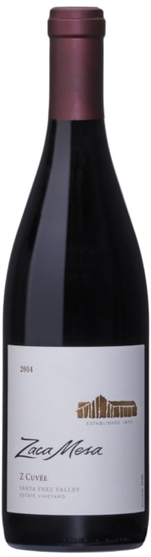 Zaca Mesa Z Cuvee 2014 Front Bottle Shot