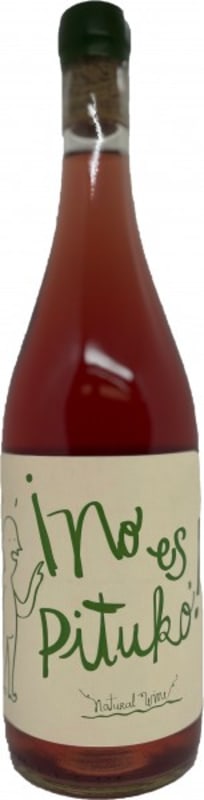 Echeverria No Es Pituko Natural Wine Rose 2021 Front Bottle Shot