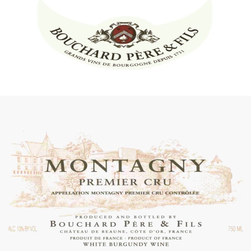 Bouchard Pere & Fils Montagny Premier Cru 2006 Front Label