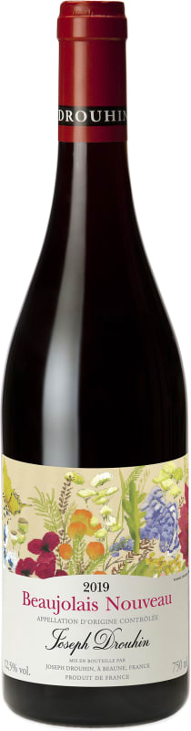 Joseph Drouhin Beaujolais Nouveau 2019 Front Bottle Shot