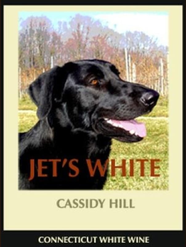 Cassidy Hill Vineyard Jet's White 2014 Front Label