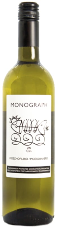 Gaia Monograph Moschofilero 2017 Front Bottle Shot
