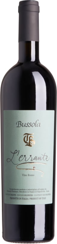 Bussola L'Errante Rosso 2016 Front Bottle Shot