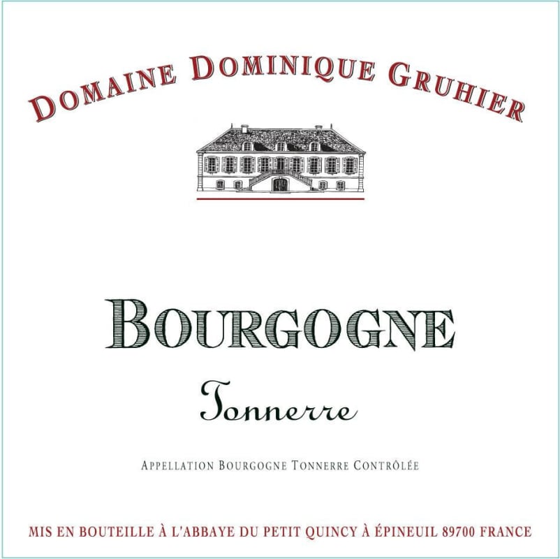 Dominique Gruhier Bourgogne Tonnerre 2015 Front Label