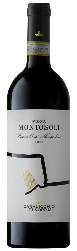Canalicchio di Sopra Brunello di Montalcino Vigna Montosoli 2021 Front Bottle Shot