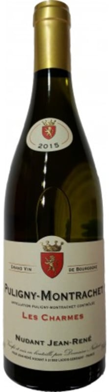 Domaine Nudant Puligny-Montrachet Les Charmes 2015 Front Bottle Shot