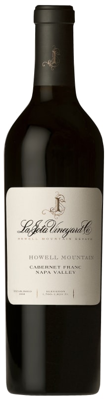 La Jota Howell Mountain Cabernet Franc 2019 Front Bottle Shot
