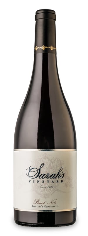 Sarah's Vineyard Santa Lucia Highlands Pinot Noir 2018 Front Bottle Shot