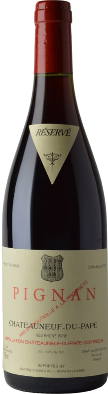 Chateau Rayas Pignan Chateauneuf-du-Pape 2011 Front Bottle Shot
