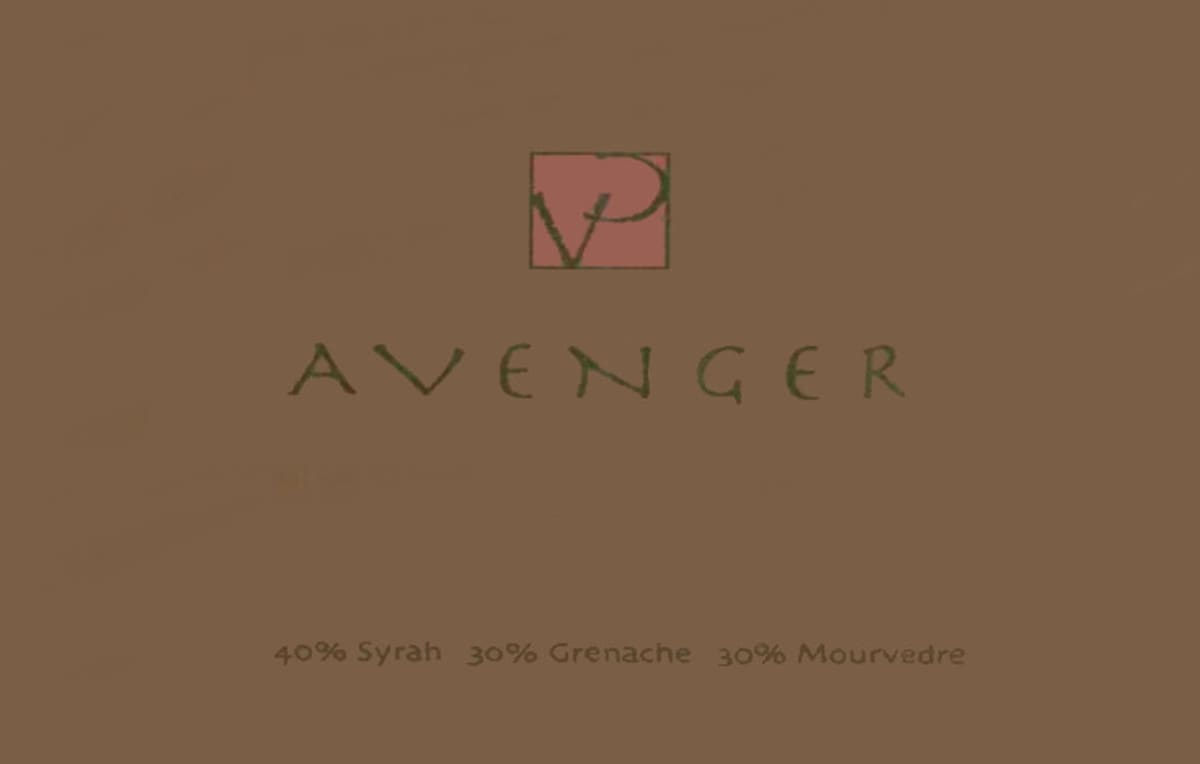 Villa Creek Avenger 2004 Front Label