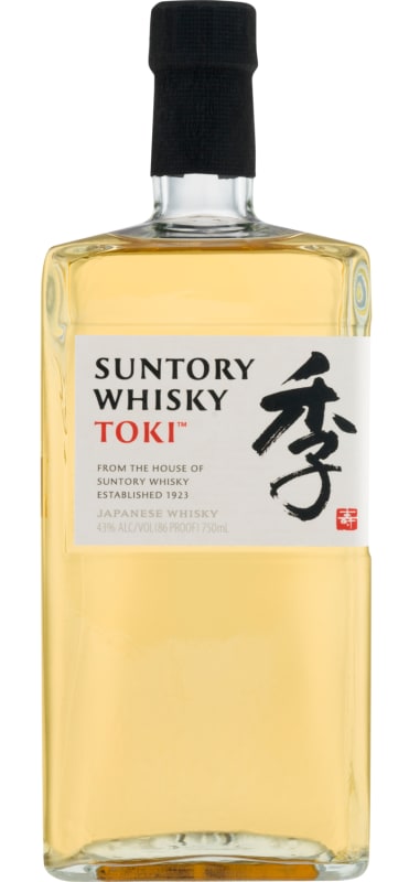 Suntory Toki Japanese Whisky Front Bottle Shot