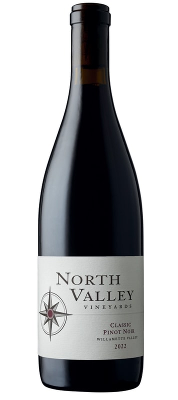 North Valley Vineyards Pinot Noir 2022 Front Bottle Shot
