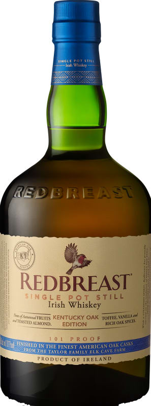 Redbreast Kentucky Oak Edition Single Pot Whiskey Front Bottle Shot