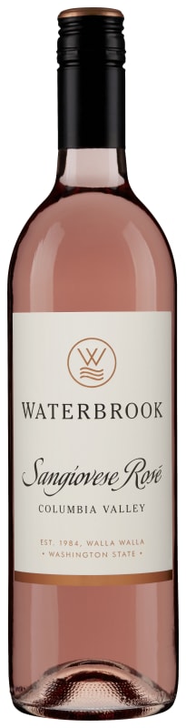 Waterbrook Sangiovese Rose 2015 Front Bottle Shot