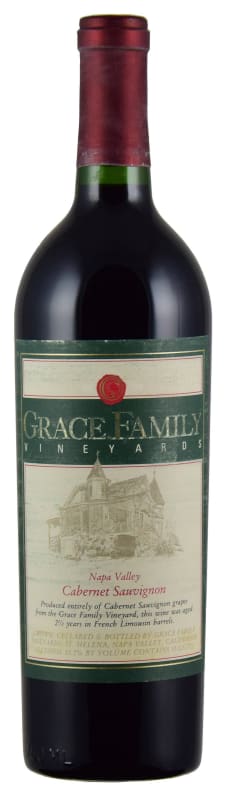 Grace Family Cabernet Sauvignon 1992 Front Bottle Shot