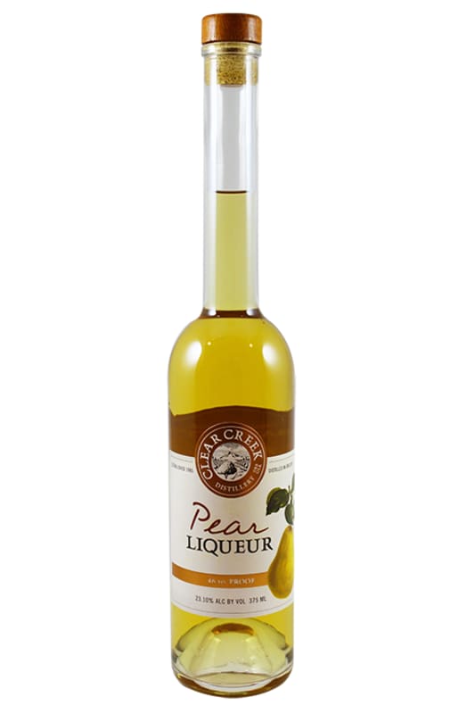 Clear Creek Pear Liqueur (375ML half-bottle) Front Bottle Shot