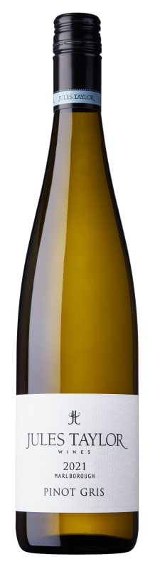 Jules Taylor Pinot Gris 2021 Front Bottle Shot