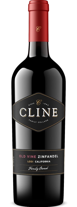 Cline Lodi Old Vine Zinfandel 2022 Front Bottle Shot