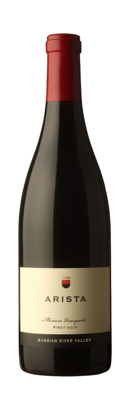 Arista Winery Mononi Vineyard Pinot Noir 2015 Front Bottle Shot