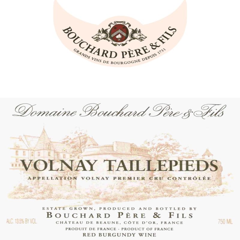 Bouchard Pere & Fils Volnay Taillepieds Premier Cru 2005 Front Label