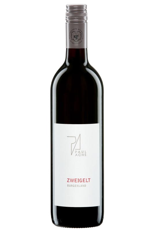Paul Achs Zweigelt 2021 Front Bottle Shot