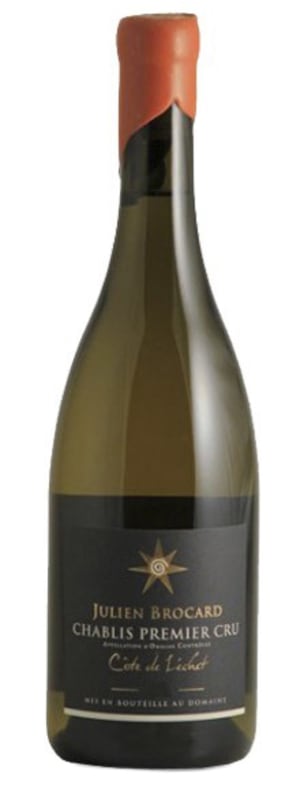 Julien Brocard Chablis Cote de Lechet Premier Cru 2020 Front Bottle Shot