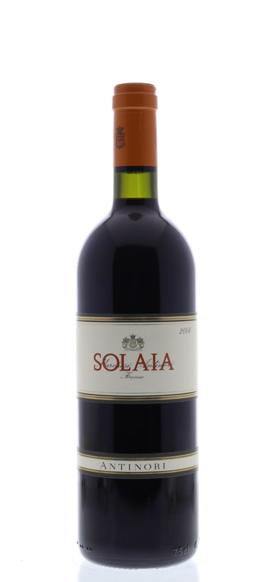Marchesi Antinori Solaia (bin soiled label) 2006 Front Bottle Shot
