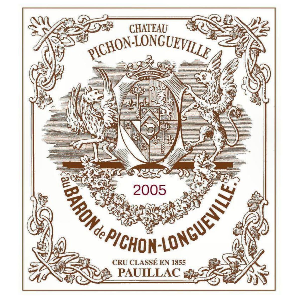 Chateau Pichon-Longueville Baron (1.5 Liter Magnum) 2005 | Wine.com