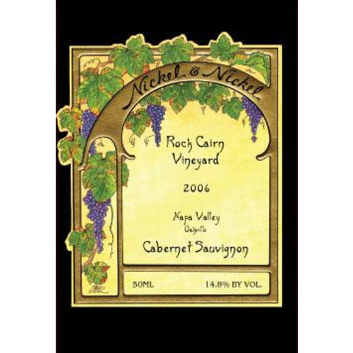 Nickel & Nickel Rock Cairn Vineyard Cabernet Sauvignon 2006 Front Label