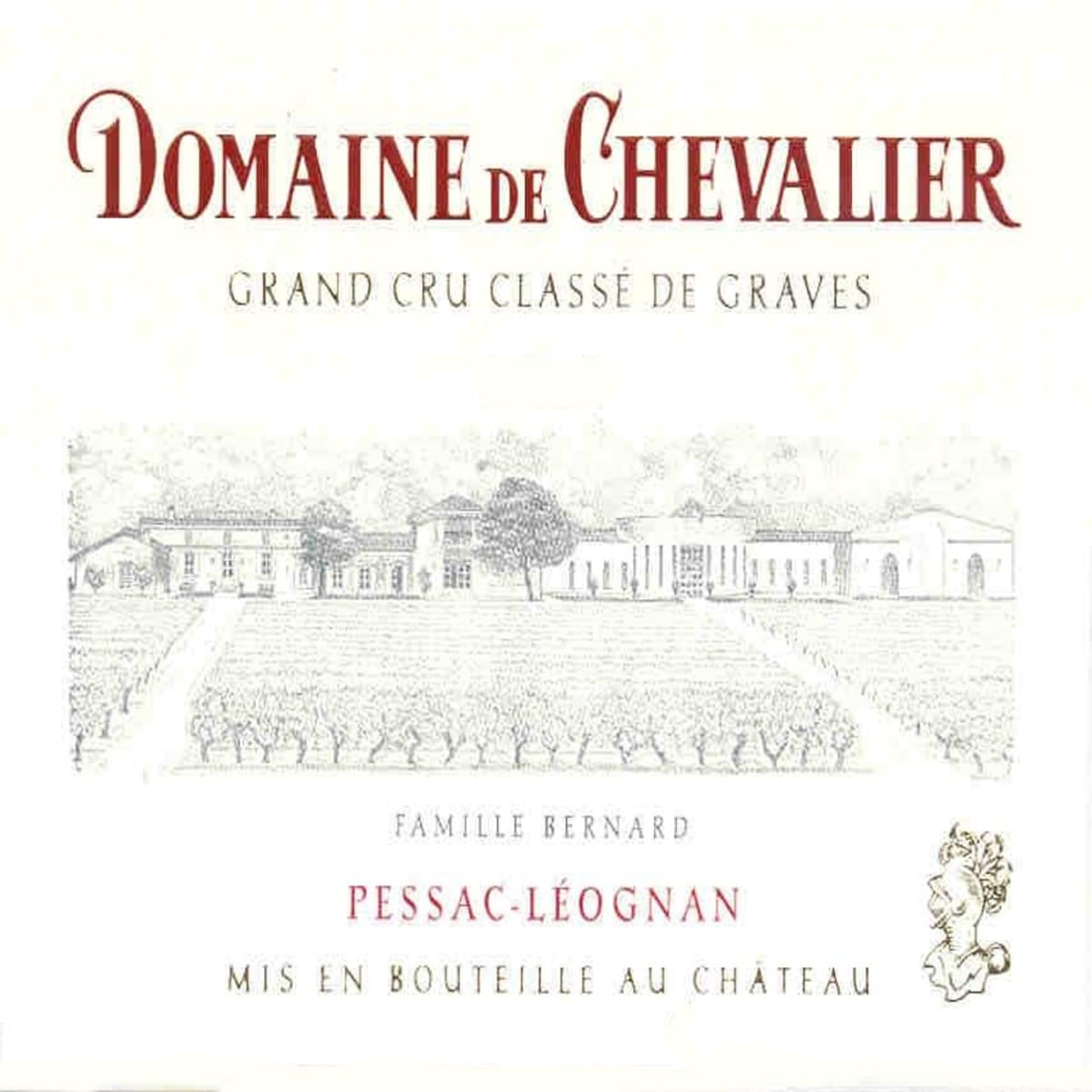 Domaine de Chevalier 2006 Front Label