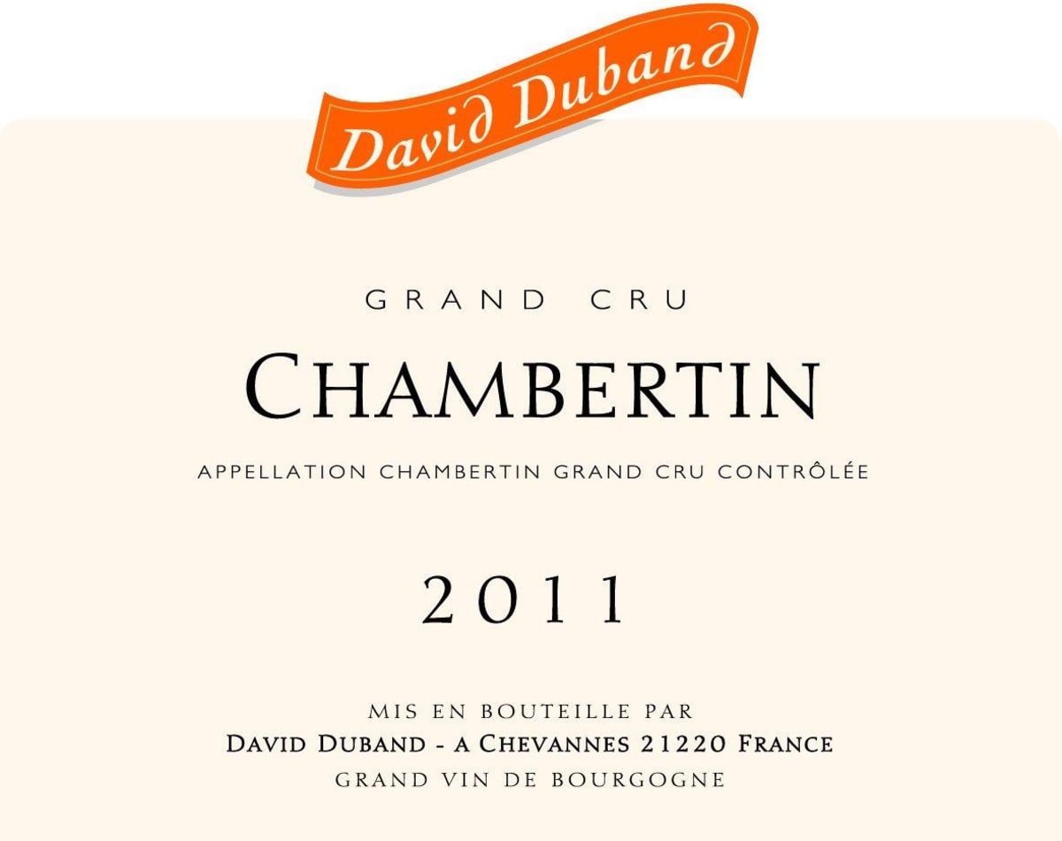 David Duband Chambertin Grand Cru 2011 | Wine.com