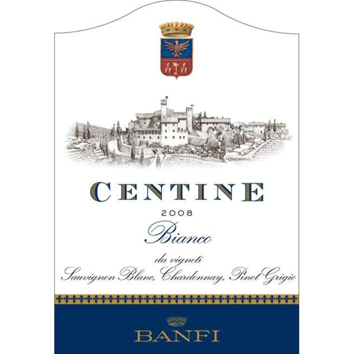 Banfi Centine Bianco 2008 Front Label