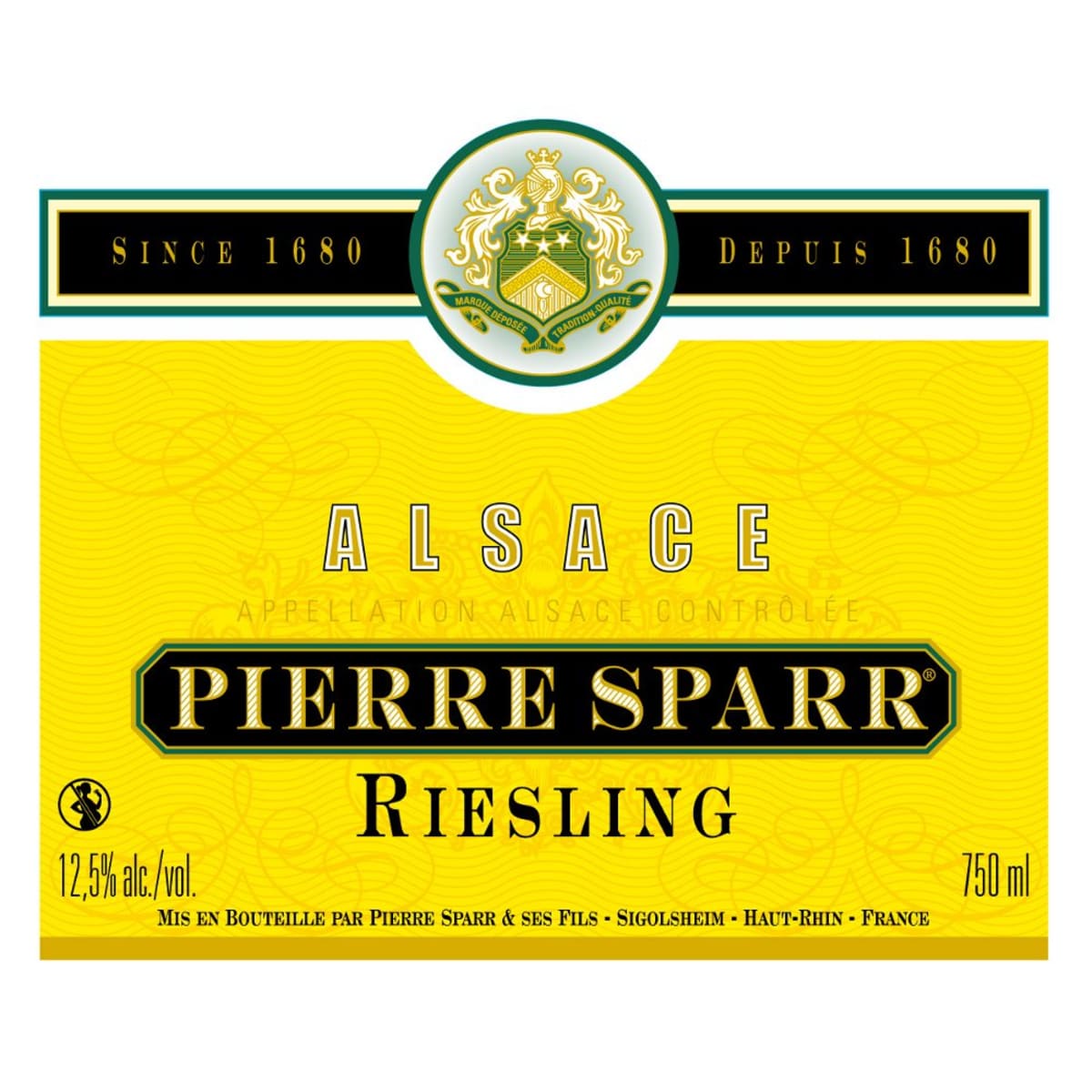 Pierre Sparr Riesling 2007 Front Label
