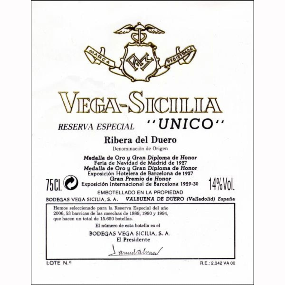 Tempos Vega Sicilia Unico Tinto 2002 | Wine.com Tempos Vega Sicilia Unico Tinto 2002 | Wine.com