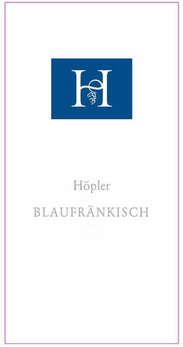Hopler Blaufrankisch 2011 Front Label