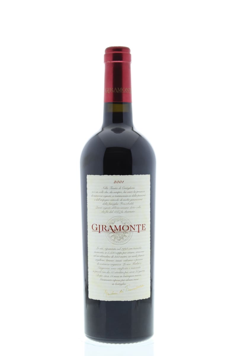 Frescobaldi Castiglioni Giramonte 2001 Front Bottle Shot
