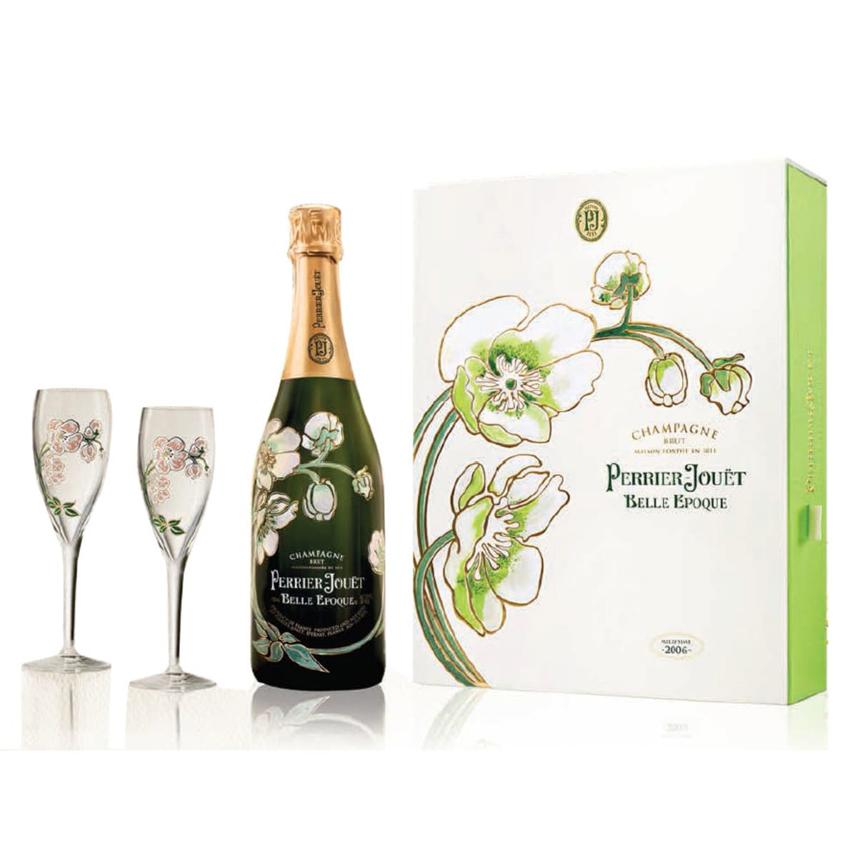 Perrier-Jouet Belle Epoque With Glassware Set 2006 | Wine.com
