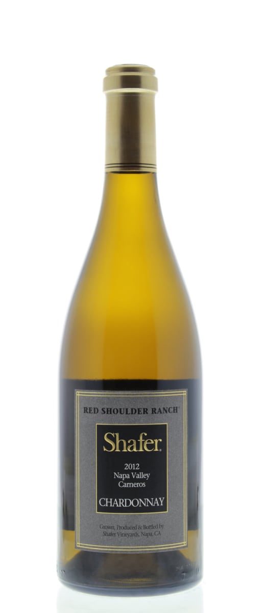 Shafer Red Shoulder Ranch Chardonnay 2012 Front Bottle Shot