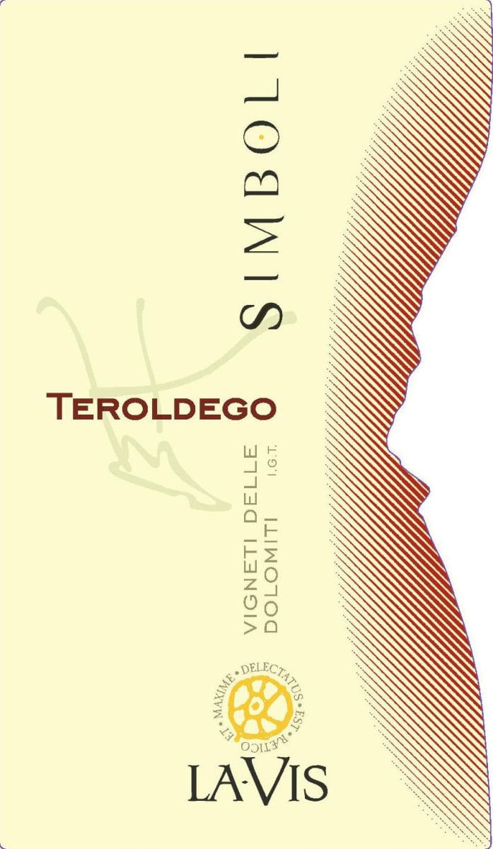 La Vis Vigneti delle Dolomiti Simboli Teroldego 2014 Front Label