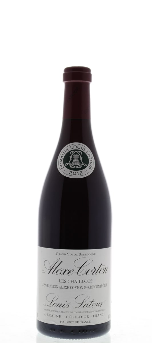 Louis Latour Aloxe-Corton Les Chaillots Premier Cru 2012 Front Bottle Shot