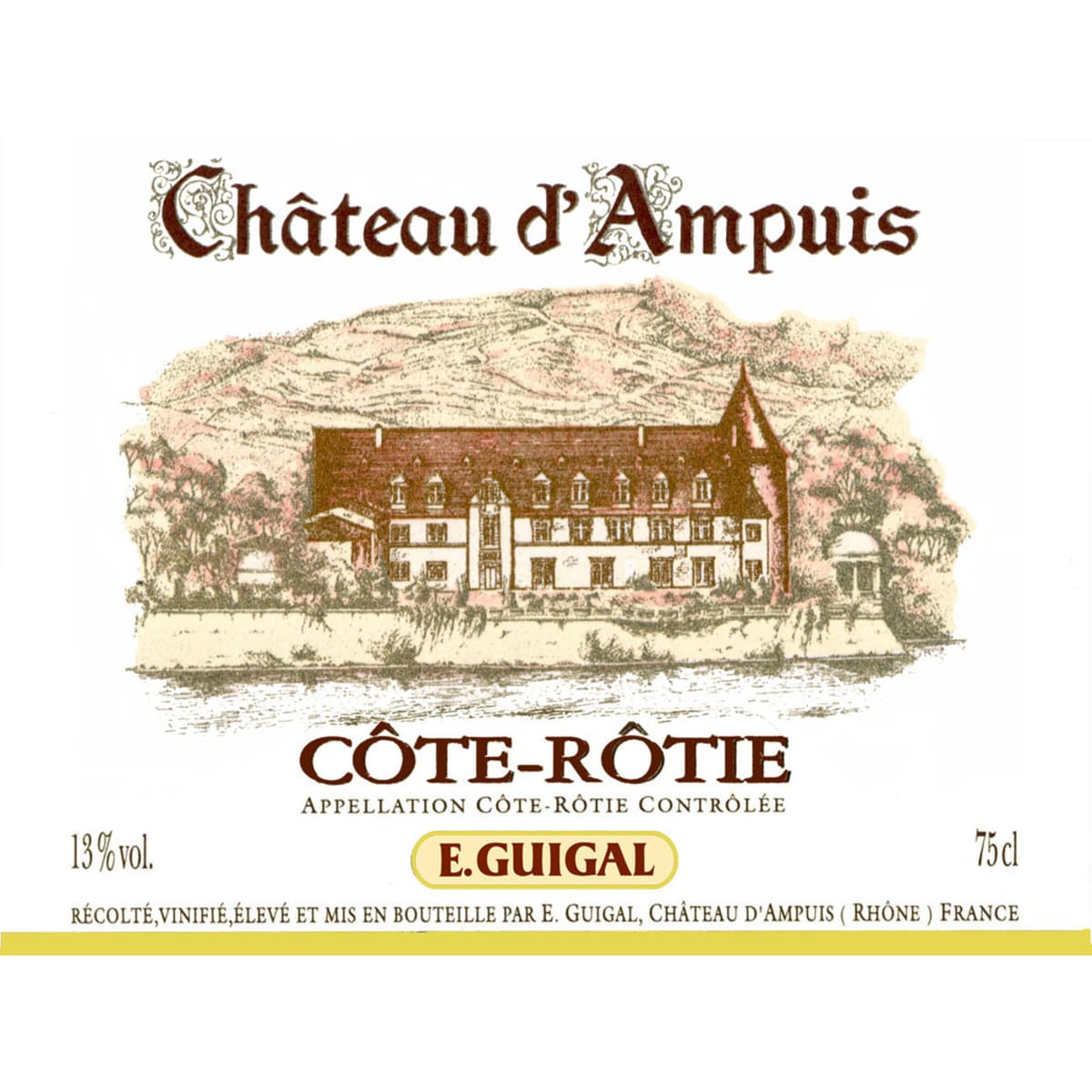 E. Guigal Chateau d'Ampuis Cote Rotie (torn label) 1995 | Wine.com
