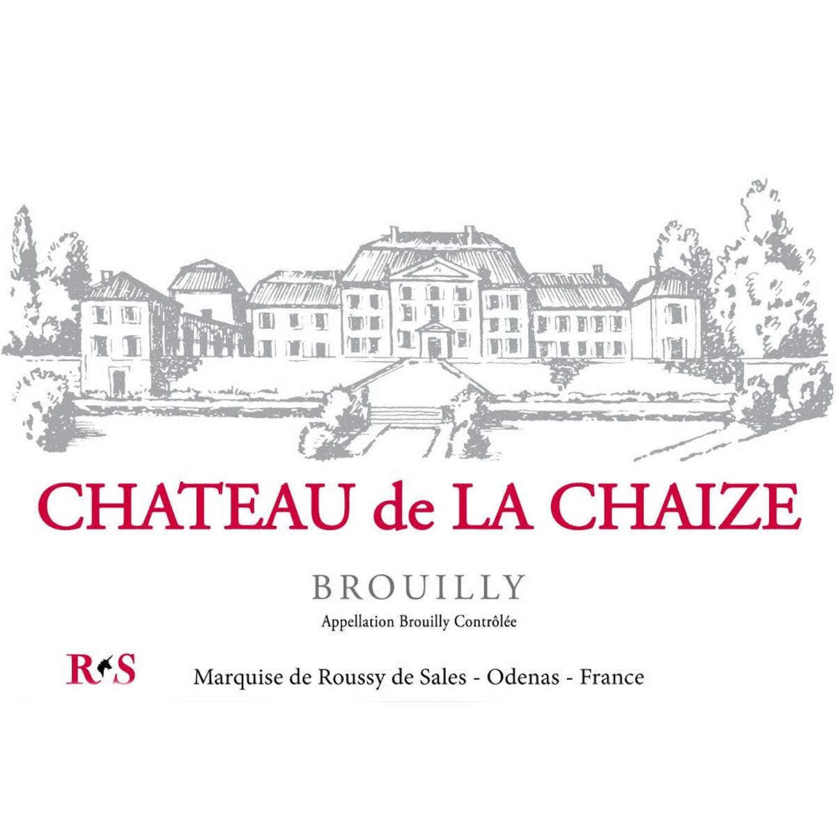 Chateau de la Chaize Brouilly 2010 Front Label