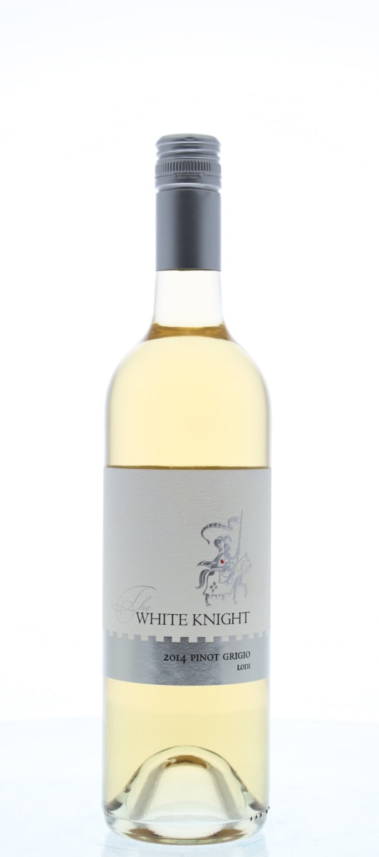 The White Knight Pinot Grigio 2014 Front Bottle Shot