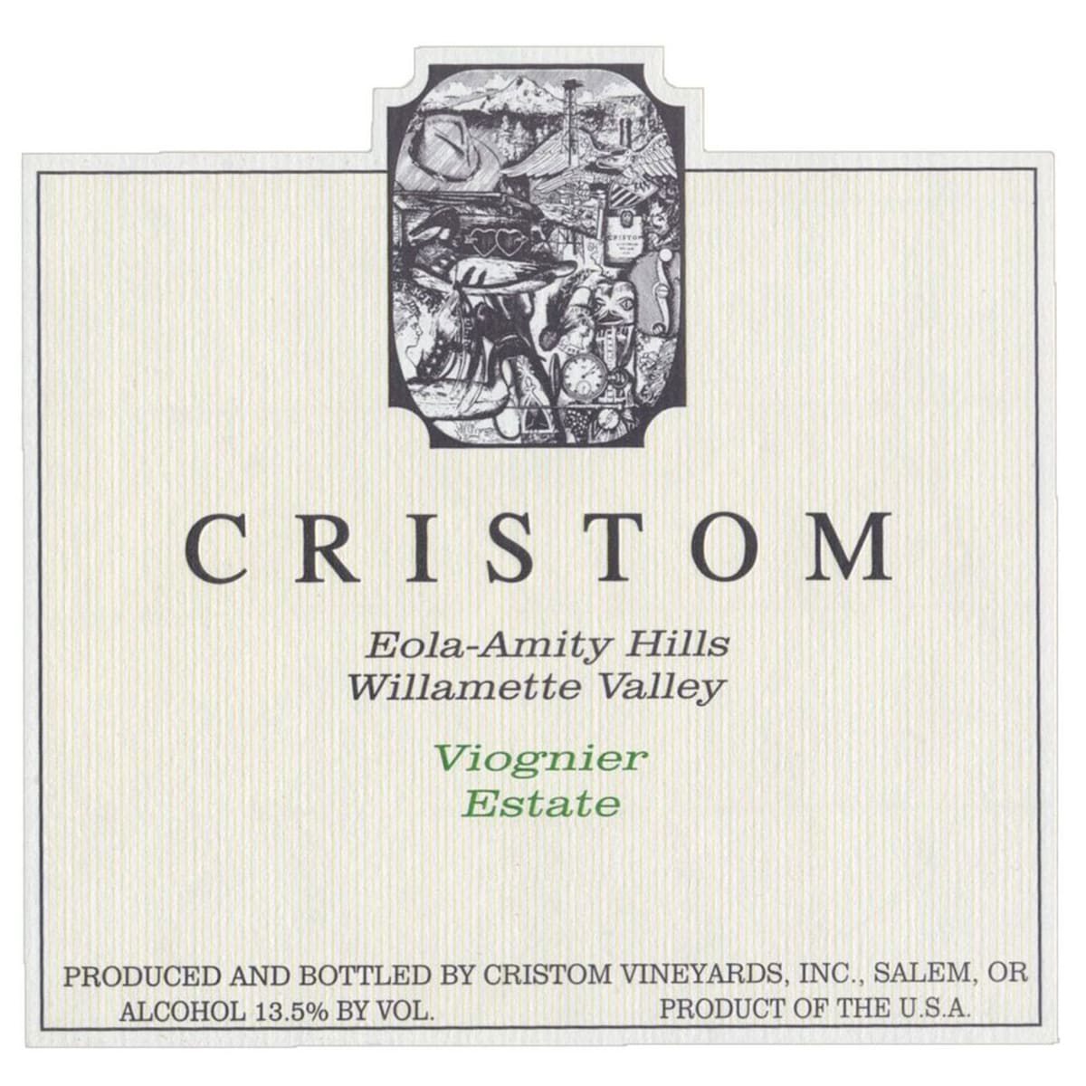 Cristom Viognier 2014 Front Label