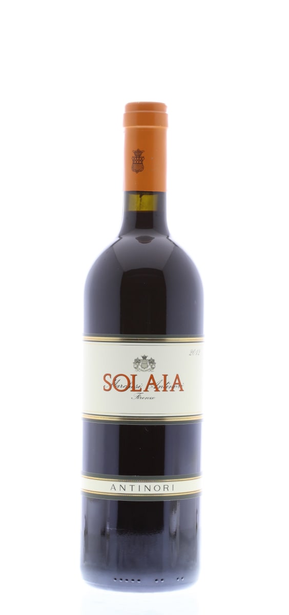 Marchesi Antinori Solaia 2012 Front Bottle Shot