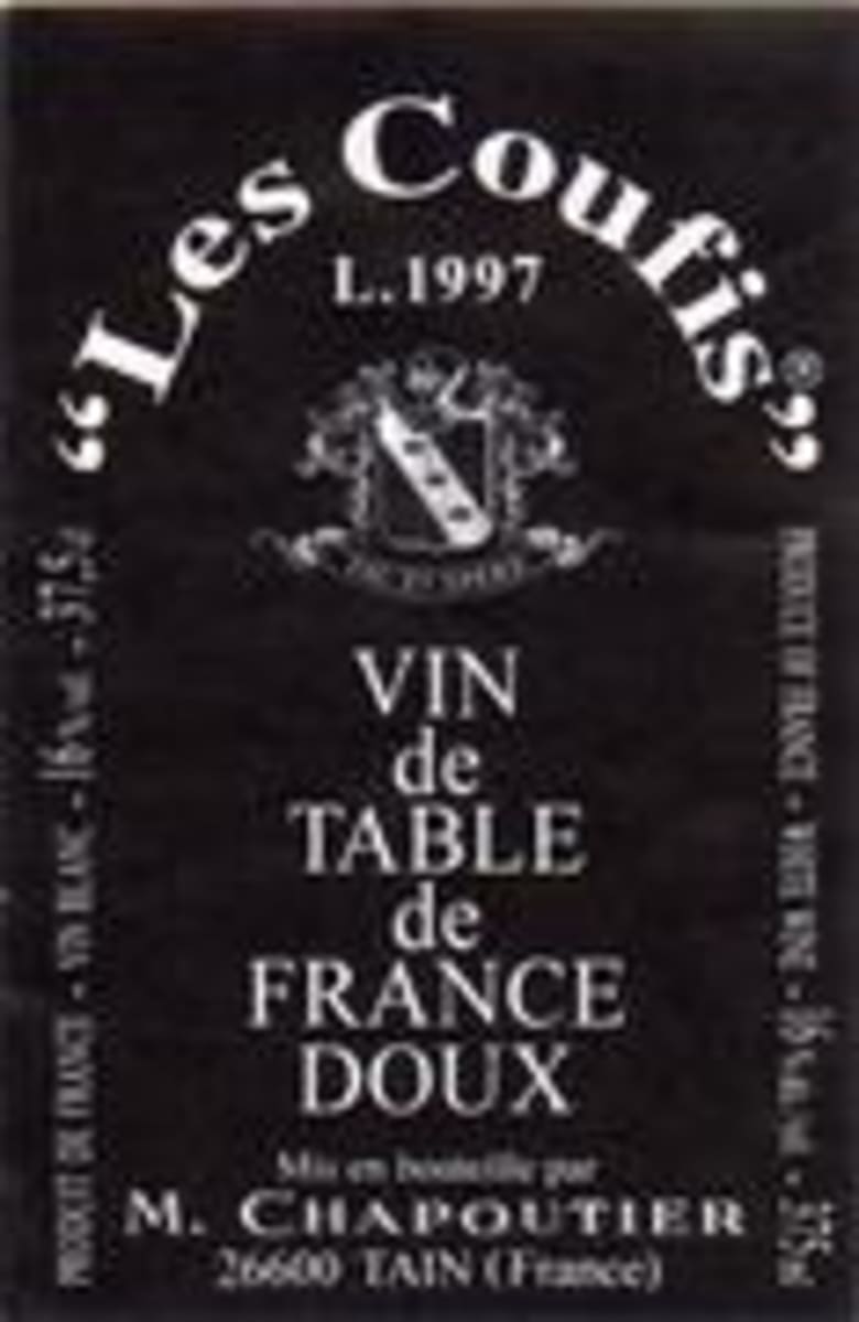 Maison Chapoutier 1996 Les Coufis Viognier (375ML half-bottle) 1997 Front Label
