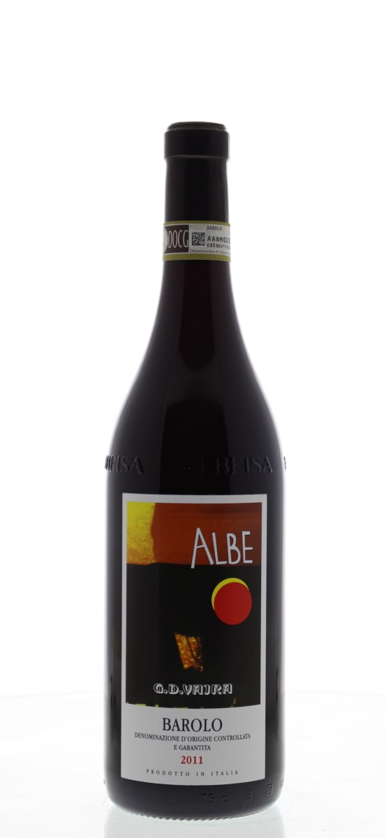 G.D. Vajra Barolo Albe 2011 Front Bottle Shot
