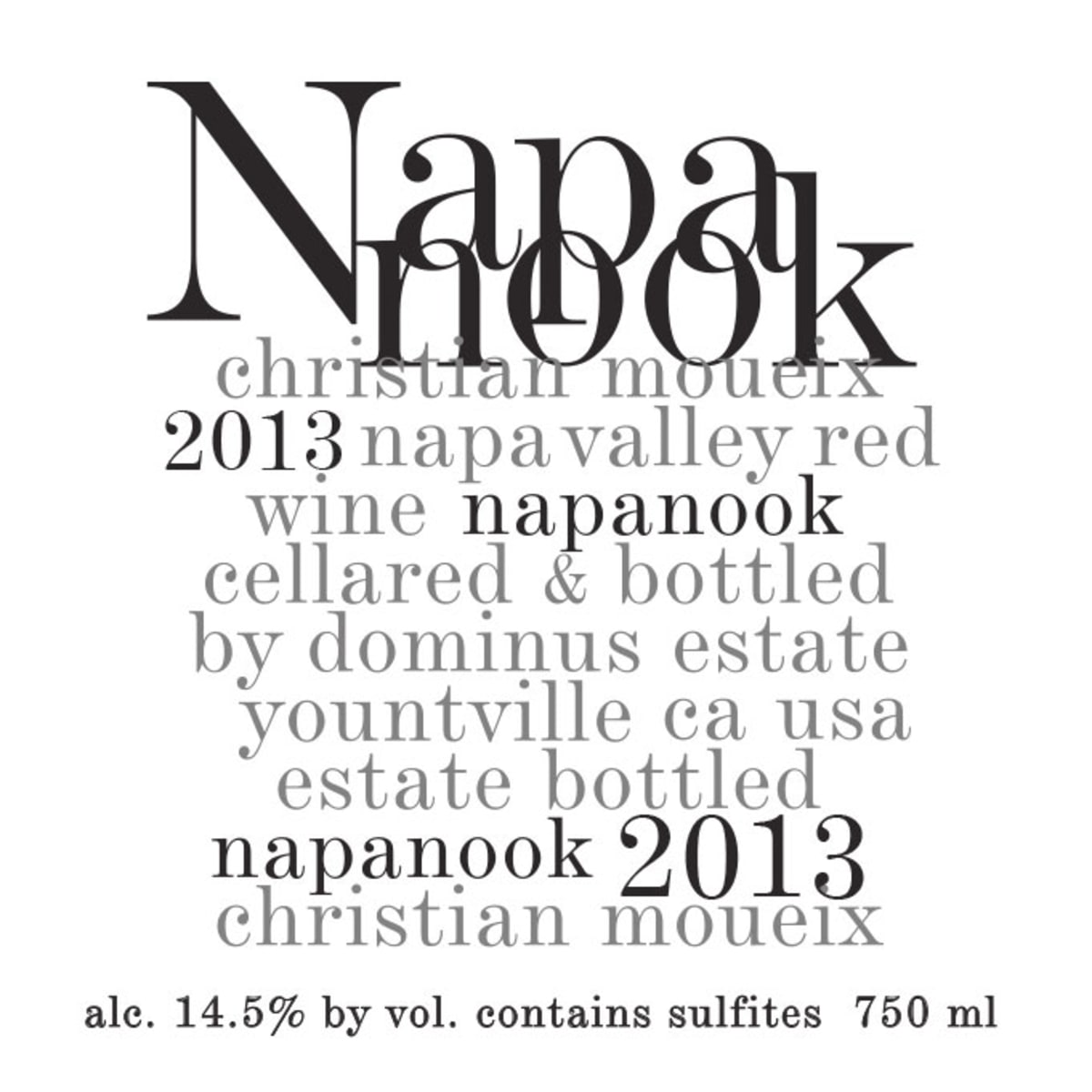 Dominus Napanook Vineyard Liter Magnum) 2013